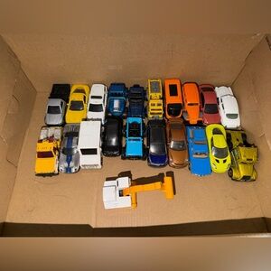 Matchbox car lot